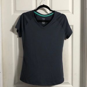 grey v neck
